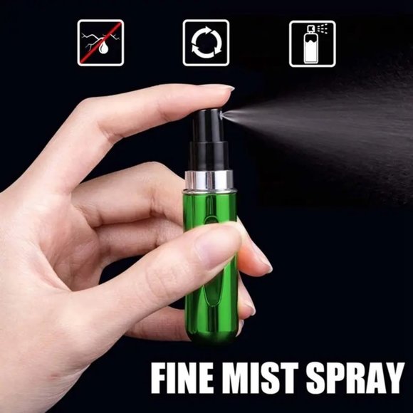 Sold -New 5 bottles at 5ml each Perfume Bottles-Travel, Portable, spray. - Picture 2 of 10